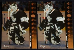 Jamie Storr Upper Deck SP card SP-128 w/ Die-Cut, 1994 -95 NHL, Kings - Picture 1 of 2