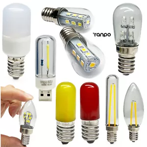 E12 E14 E17 B22 Mini LED Light Bulbs USB SMD Filament Fridge Oven Lamp 110V 220V - Picture 1 of 65