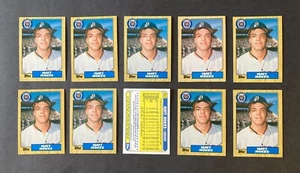 Matt Nokes 1987 Topps Traded Rookie RC Card #91T - 10 Karten Lot - #020424B - Bild 1 von 1