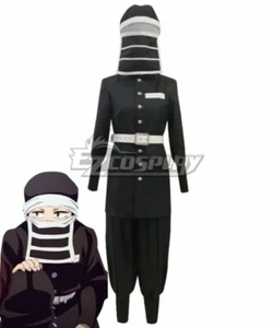 Kakushi Goto Outfit Black Party Suit Halloween Uniform Christmas Cosplay Costume - Picture 1 of 6