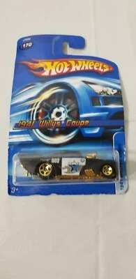 Hot Wheels 2006 Mainline #170 1941 Willys Coupe Flat Black HWP w/ Gold - Image 1 of 4