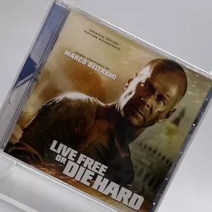 Live Free Or Die Hard CD Movie Soundtrack Marco Beltrami Bruce Willis NEW - Picture 1 of 5
