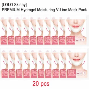 [LOLO Skinny] PREMIUM Hydrogel Moisturing V-Line Sheet Mask Pack 5,10,20 pcs - Picture 1 of 11