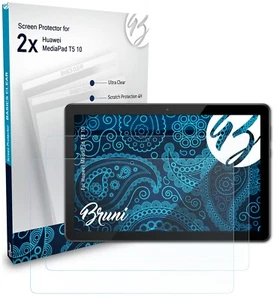 Bruni 2x Écran protecteur pour Huawei MediaPad T5 10 Protecteur d'écran - Photo 1/4