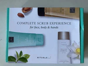 Rituals Complete Scrub Experience, Face 30 ml, Body 50 ml, Hands 30 ml, NIB - Picture 1 of 3