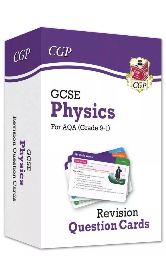 GCSE AQA Physics Revision Question Cards Triple Science CGP - Image 1 of 1