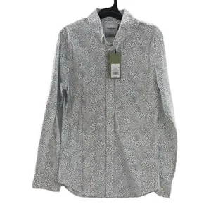 Camicia Goodfellow & Co abbottonata slim fit elasticizzata geometrica uomo taglia small - Foto 1 di 5