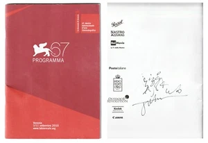 John Woo - Originale Autogramm - Programm 67. Festival Von Venedig - Kollektion - Bild 1 von 5