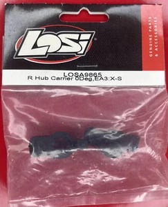 Team Losi JRXS Rear EA3 0° Hub Carriers LOSA9865 A9865 9865 JRX-S Onroad Sedan - Picture 1 of 2
