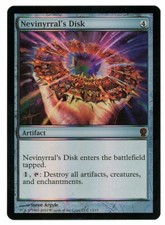 From the Vault : Relics ** 4x Nevinyrral's Disk (FOIL) x4 ** Mtg FTV (EX/SP)