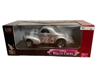 1941 Willys Coupe Die Cast Metal Collection Deluxe Edition 1:18 Scale Car Model - Image 1 of 4