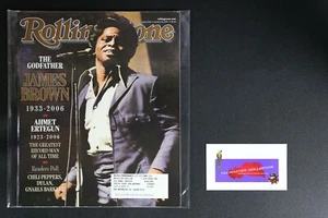 💎ROLLING STONE MAGAZINE JAN 2007 JAMES BROWN THE GODFATHER AHMET ERTEGUN💎 - Imagen 1 de 1