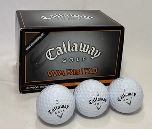 Callaway Warbird Distance Golf Balls - New in Box - One Dozen White - 2-Piece - Picture 1 of 9