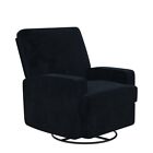 Baby Relax Addison Rocker Swivel Gliding Upholstered Wood Recliner (7 Colors)