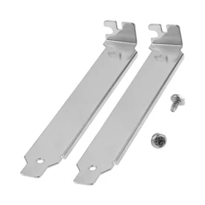 2 PIEZAS Soporte de Cubierta de Ranura PCI con Tornillos Metal Plata Accesorios 120*22*13mm - Imagen 1 de 12