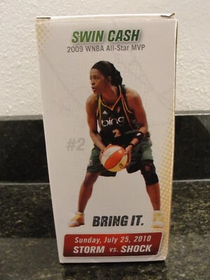 Seattle Storm Basketball - SWIN CASH 2009 WNBA All Star Bobblehead 25/07/2010 SGA - Imagem 1 de 2