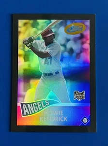 2006 eTopps Howie Kendrick Angels Black Refractor Rookie Card #114; #d /531 - Picture 1 of 2