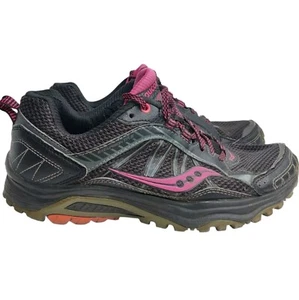 Saucony S15259-15 Excursion TR 9 Negro Rosa Zapatos para Correr Trail Para Mujer 7 W de Ancho - Imagen 1 de 9