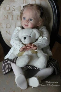 Fridolin By Karola Wegerich - SOLD OUT LIMITED EDITION UNPAINTED REBORN KIT 24” - Picture 1 of 12