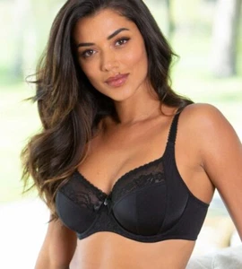 Pour Moi 21802 Aura Side Support Bra Black - Picture 1 of 4