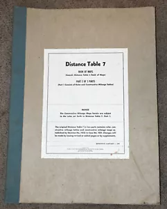 VTG 1969 Lrg Book of Maps State California Distance Table by Public Utilities - Picture 1 of 24