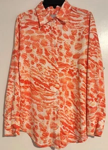 SCHÖNE Chico's Bluse "Orange Creme" - Größe 0 / Misses S NEU - Bild 1 von 2