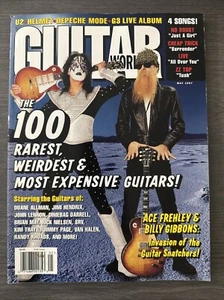 Guitar World Magazine May 1997 Ace Frehley & Billy Gibbons w Poster - Foto 1 di 5