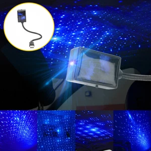 Car Interior Accessories USB LED Atmosphere Star Sky Lamp Ambient Night Lights - Picture 1 of 12