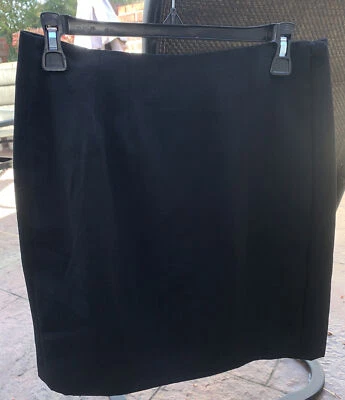 FALDA ENVOLVENTE NEGRA GEOFFREY BEENE SPORT TOTALMENTE FORRADA TALLA 8 USADA EN EXCELENTE ESTADO Foto 1 de 4