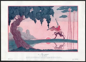 Lorenzi. Eros. August 1926. La Proie. Art Deco - Bild 1 von 1