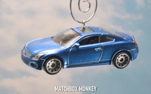 '09, '10, '11, '12, '13 Infiniti G37 Coupé Ornamento Natale Personalizzato 1/64 Nissan - Foto 1 di 10