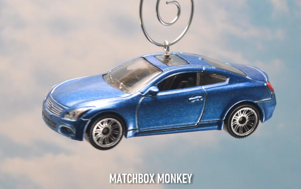 '09, '10, '11, '12, '13 Infiniti G37 cupé adorno de Navidad personalizado 1/64 Nissan Foto 1 de 4