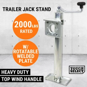Trailer Jack Stand Canopy Caravan 907KG Jockey Wheel Heavy Duty 2000LBS - Picture 1 of 6