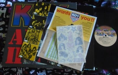 KISS, Alive II [with tattoos/merchandise leaflet/booklet] USA 1st pressing 2LP - Image 1 of 4