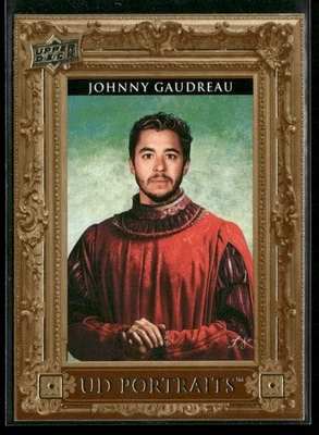 2023-24 Upper Deck Series 1 - Ud Portraits Johnny Gaudreau #P-3 - Image 1 of 2