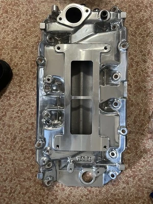 New Polished B&M, Holley, Weiand, 174 BLOWER SUPERCHARGER BBC INTAKE 8900300 - Image 1 of 4