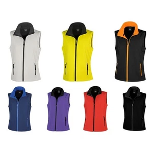 RESULT BEDRUCKBARE Soft Shell Bodywarmer DAMEN WESTE XS S M L XL XXL NEU - Bild 1 von 11