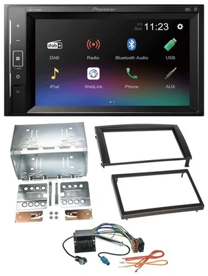 Pioneer DAB MP3 2DIN Bluetooth USB Autoradio für Skoda Fabia 6Y Facelift 2004-20 - Bild 1 von 4