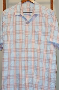Tommy Bahama Hemd Herren Large blau kariert Knopfleiste The Coconut Point Modal - Bild 1 von 5