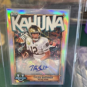 2022 Bowman Chrome University Tyler Buchner Auto Big Kahuna 85/150 B2 - Picture 1 of 3