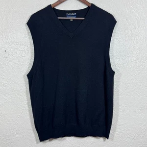 Club Room Estate Cashmere Sweater Vest Large Ivy Old Money Preppy Quiet Luxury - Picture 1 of 10