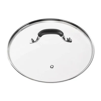 WISHDIRECT 10.25 Inch Tempered Glass Lid Compatible with 10-10.25 Inch Lodge Cast Iron S...