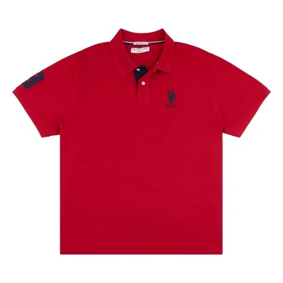 Hombre US Polo Assn Auténtico Camisa Polo de Algodón Puro - Imagen 1 de 4