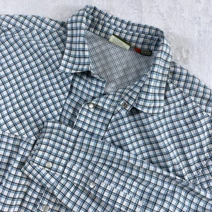 Howler Bros Langarm Hemd Gr. L blau Druckknöpfe leicht Outdoor Angeln - Bild 1 von 13