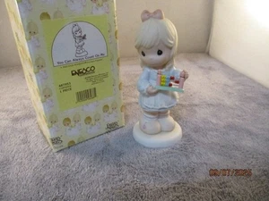 1998 Precious Moments Girl Abacus You Can Always Count on Me 487953 - Bild 1 von 2