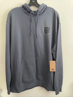 Nuevo VANS Street Style Manga Larga Sudadera con Capucha Pullover Sudadera Para Hombres Talla L Azul Foto 1 de 4