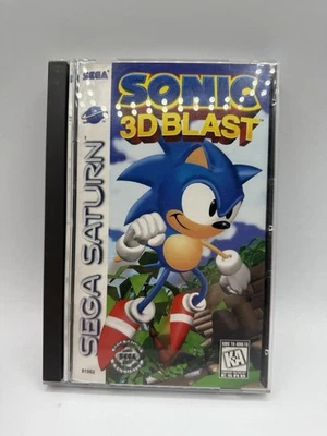 Sonic 3D Blast (Sega Saturn) CIB completo con tarjeta de registro Foto 1 de 4