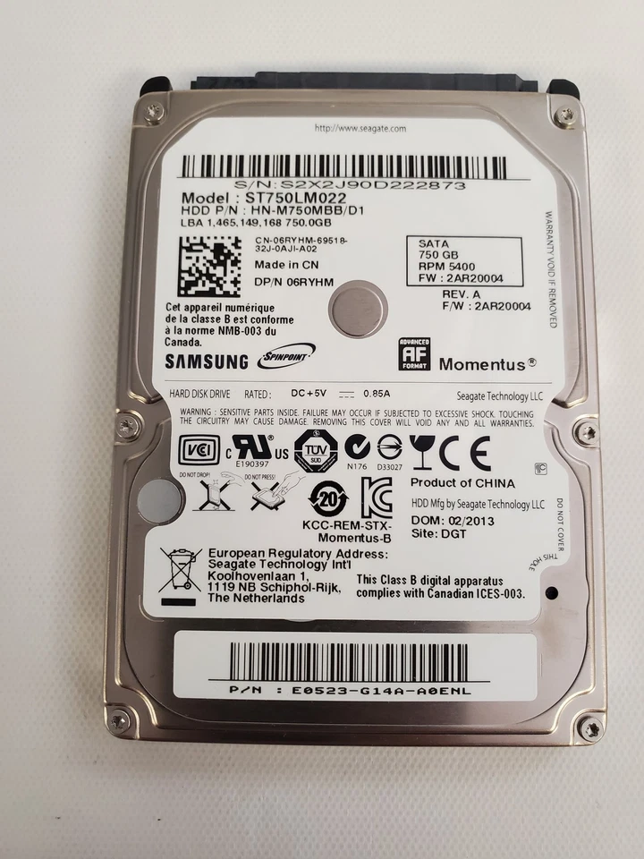 Dell 6RYHM 750GB Internal Hard Disk Drive - Image 1 of 1