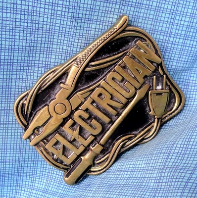 Alicate de fivela de cinto de latão eletricistas chave de fenda vintage 1980 Baron Taiwan .GMP741 - Imagem 1 de 4