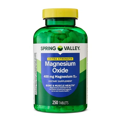 Spring Valley Magnesium 400 mg Tablets Bone & Muscle Support 250 Ct - Image 1 of 4